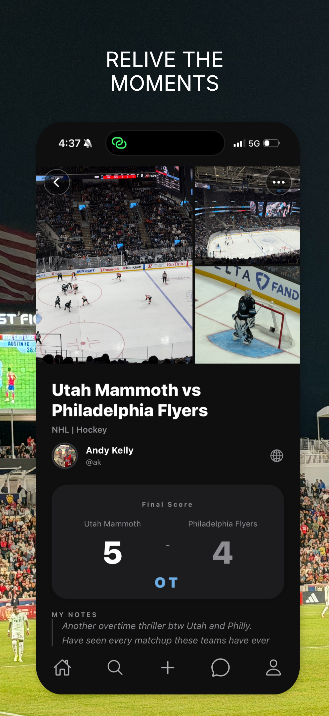 tcktd — relive event moments with photos and notes